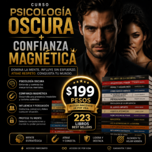 Psicología Oscura + Confianza Magnética. 223 Libros Best Sellers